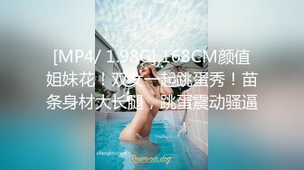 [MP4/ 1.98G] 168CM颜值姐妹花！双女一起跳蛋秀！苗条身材大长腿，跳蛋震动骚逼