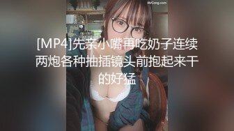 [MP4]先亲小嘴再吃奶子连续两炮各种抽插镜头前抱起来干的好猛