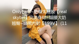 OnlyFans~肥臀大屁股【realskybri】完美身材~细腰大奶翘臀~媚黑内射【199V】 (110)