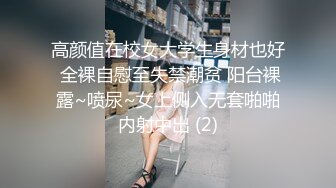 高颜值在校女大学生身材也好 全裸自慰至失禁潮贫 阳台裸露~喷尿~女上侧入无套啪啪内射中出 (2)