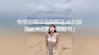 售楼部蹲守连拍两次 大长腿黑丝美女的小黑鲍 (1)