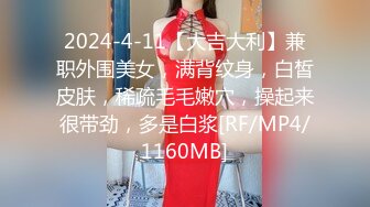 2024-4-11【大吉大利】兼职外围美女，满背纹身，白皙皮肤，稀疏毛毛嫩穴，操起来很带劲，多是白浆[RF/MP4/1160MB]