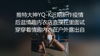 推特大神YQ-K近期新作疫情后逛情趣内衣店直接在里面试穿穿着情趣内衣在户外露出自慰