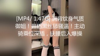 [MP4/ 1.47G] 满背纹身气质御姐！开档黑丝舔骚逼！主动骑乘位深插，扶腰后入爆操