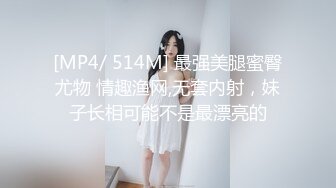 [MP4/ 514M] 最强美腿蜜臀尤物 情趣渔网,无套内射，妹子长相可能不是最漂亮的