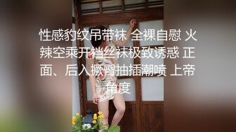 性感豹纹吊带袜 全裸自慰 火辣空乘开裆丝袜极致诱惑 正面、后入撅臀抽插潮喷 上帝角度