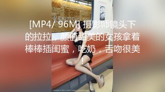 [MP4/ 96M] 摄影师镜头下的拉拉，颜值甜美的女孩拿着棒棒插闺蜜，吃奶，舌吻很美！