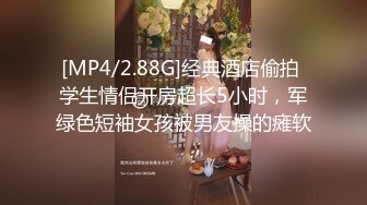 [MP4/2.88G]经典酒店偷拍 学生情侣开房超长5小时，军绿色短袖女孩被男友操的瘫软