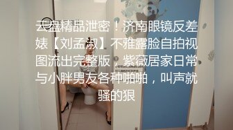 云盘精品泄密！济南眼镜反差婊【刘孟淑】不雅露脸自拍视图流出完整版，紫薇居家日常与小胖男友各种啪啪，叫声就骚的狠