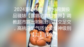 2024重磅核弹，推特网黄极品骚婊【露娜的異想世界】调教超市露出啪啪野战肛交足交，高挑白皙气质长发女神级别【上】 (10)