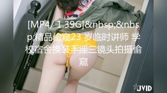 [MP4/ 1.39G]&nbsp;&nbsp;精品偷窥23 岁临时讲师 学校宿舍换装手淫三镜头拍摄偷窥