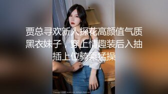 贾总寻欢新人探花高颜值气质黑衣妹子，穿上情趣装后入抽插上位骑乘猛操