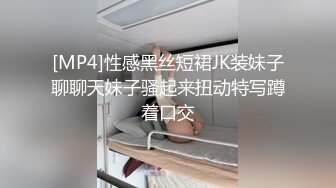 [MP4]性感黑丝短裙JK装妹子聊聊天妹子骚起来扭动特写蹲着口交