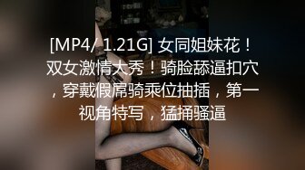 [MP4/ 1.21G] 女同姐妹花！双女激情大秀！骑脸舔逼扣穴，穿戴假屌骑乘位抽插，第一视角特写，猛捅骚逼