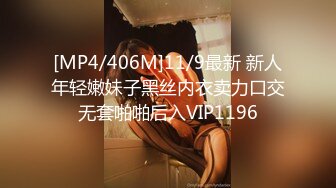 [MP4/406M]11/9最新 新人年轻嫩妹子黑丝内衣卖力口交无套啪啪后入VIP1196