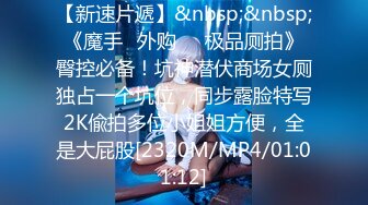 【新速片遞】&nbsp;&nbsp;《魔手☛外购☀️极品厕拍》臀控必备！坑神潜伏商场女厕独占一个坑位，同步露脸特写2K偸拍多位小姐姐方便，全是大屁股[2320M/MP4/01:01:12]