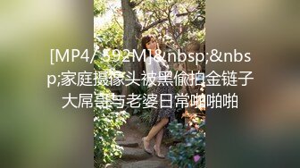 [MP4/ 592M]&nbsp;&nbsp;家庭摄像头被黑偸拍金链子大屌哥与老婆日常啪啪啪